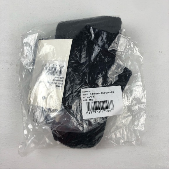 Gant Rugger Fingerless Gloves - Navy Blue - Picture 6 of 6